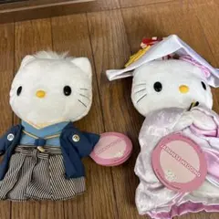 ハローキティ　キティちゃんダニエルくん限定ぬいぐるみ
