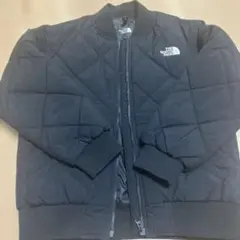 THE NORTH FACE ブラック　キルティングジャケット 140