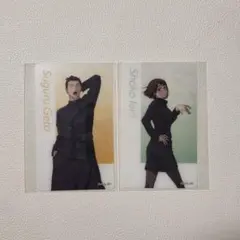 アニメーション呪術廻戦展　懐玉・玉折　クリアカード　夏油傑 家入硝子 2枚セット