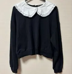 ZARA フリル襟 スウェット