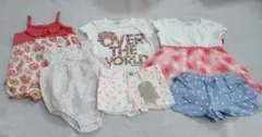 ベビー服 6点セット 70cm~80cm moujonjon、 babygap他