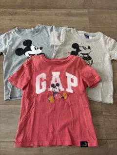 GAP ミッキーマウス Tシャツ 3枚セット