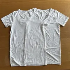 ユニクロ ヒートテック オフホワイト 半袖 140cm 2枚 未使用