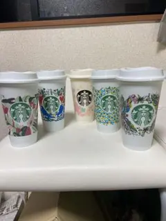 スターバックス　リユーザブルカップ　472ml 5個セット　さくら