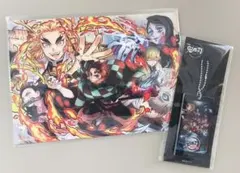 鬼滅の刃　入場者特典　イラストカード　4DXアクリルキーホルダー　セット