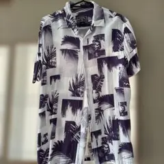 BILLABONG パームツリー柄 半袖シャツ Mサイズ