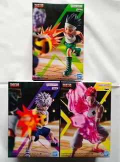 HUNTER×HUNTER フィギュア G.I.編 ゴン キルア ヒソカ セット