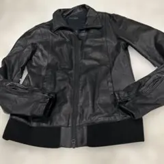 Shama 黒 レザージャケットのサムネイル
