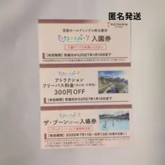 ひらかたパーク　株主優待　入園券のサムネイル