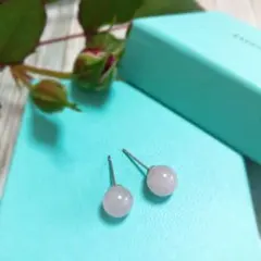 天然石 ローズクォーツ ピアス