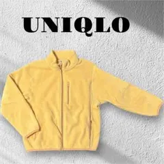 UNIQLO フルジップフリースジャケット 130サイズ イエロー