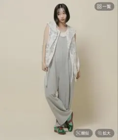 レース&メッシュ　2WAYベスト