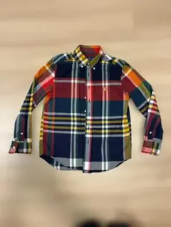 Ralph Lauren ８ポロラルフローレンのチェック柄ボタンダウンシャツ