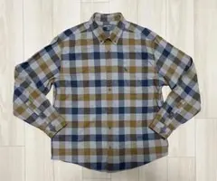 エディバウアー フランネルシャツ ネルシャツ ブロックチェック柄 XL