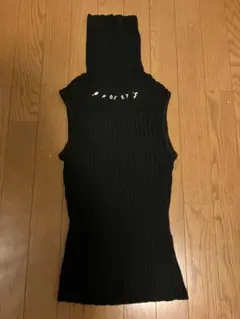 FOXEY ノースリーブ タートルネック ニット ブラックのサムネイル