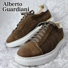 【美品✨】アルベルトガルディアーニ◇イタリア製 スエードレザーシューズ ロゴのサムネイル