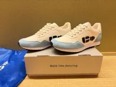 サンガッチョ 90 にゅ スニーカー にゅ～ず ホワイト×ライトブルー