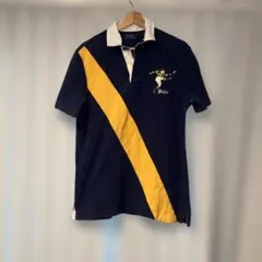 Polo Ralph Lauren ポロシャツ S ネイビー/イエロー