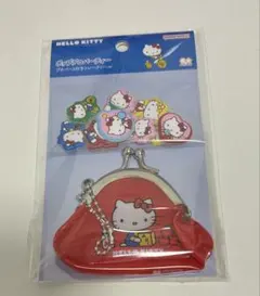 ハローキティ キティ ポップデコパーティー プチパース付きフレークシール