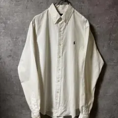 ラルフローレン 長袖シャツ　BDシャツ　白