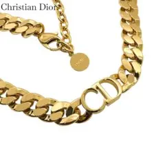Christian Dior ネックレス チョーカー チェーンリンク CDロゴ