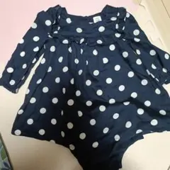 ベビーギャップ　水玉　ドットワンピース　80 12〜18m