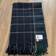 BEGG & CO for IENA チェックストール ネイビー