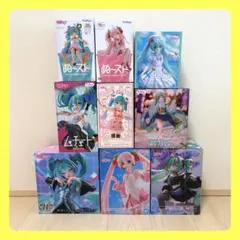 初音ミク 桜ミク フィギュア まとめ売り 9点セット 未開封 パンク