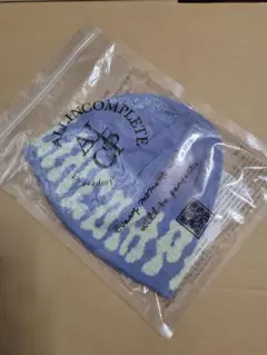 BTS テテ ポンポンロゴジャカードビーニ ブルー - メルカリ