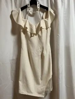 最終値下【新品未使用‼️】アイボリータイトドレス
