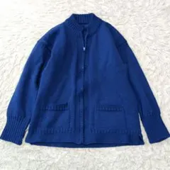 LE TRICOTEUR. ルトリコチュール ニットジャケットジップアップ 38