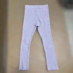 ストライプ フリル裾レギンス 110cm