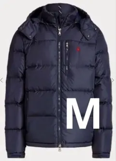 ポロラルフローレン ダウンジャケット ポニー刺繍 ネイビー M