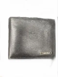 Calvin Klein 二つ折り財布 ブラック 本革のサムネイル
