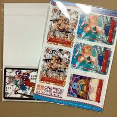 ワンピースカード ミニ 最強ジャンプ付録 1シート エース コミパラ