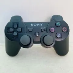 動作確認済 PS3　DUALSHOCK3 ブラック 純正コントローラー　42