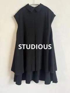 STUDIOUS 黒 ミニワンピースのサムネイル