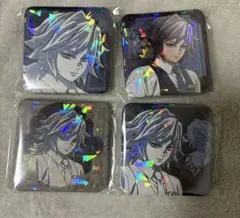 鬼滅の刃 モクテルバー 冨岡義勇 ロトくじ 缶バッチ　4個セット　コンプ