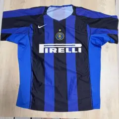 00s 当時 NIKE インテルミラノ 04-05ユニフォーム ブルガリア製 希少 00s ナイキ インテルミラノ ユニフォーム 04/05 ブルガリア製