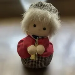 昭和レトロ POPIN'J ポッピンジェイ ぬいぐるみ オルゴール 人形