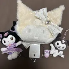 クロミ フェイス形ポーチ サンリオ ホワイトデザインシリーズ