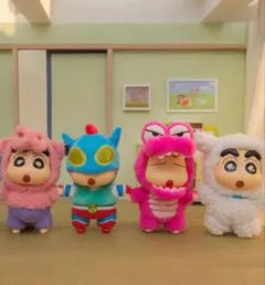 TOP TOYトップトイ クレヨンしんちゃん 着ぐるみ マスコット 4点セット