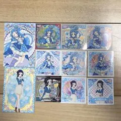 「キミとアイドルプリキュア」のキュアウインクのシールとカード