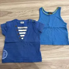 ラグマート Tシャツ ノースリーブ 2枚セット 80cm