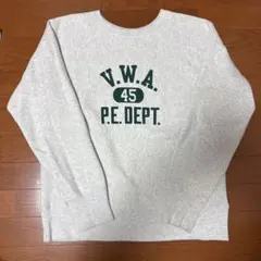 チャンピオン　リバースウィーブ　スウェット　トレーナー　緑　グリーン　古着