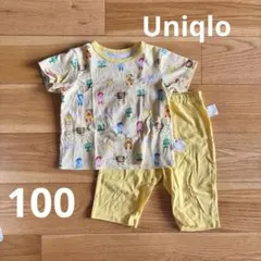 ユニクロ　キャラクター柄 コットンパジャマ 100cm