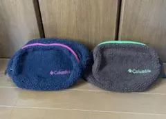 Columbia フリースショルダーバッグ ネイビー