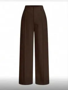 SHEIN ワイドパンツ ブラウン　XL