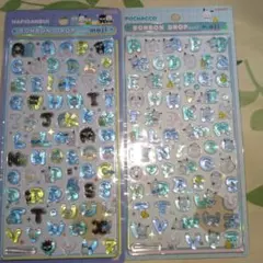 正規品ボンボンドロシールmojiアルファベットハピダンブイポチャッコ セット