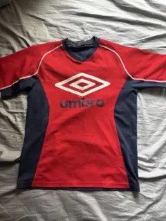 UMBRO アンブロ 半袖 プラクティスシャツ レッド ネイビー